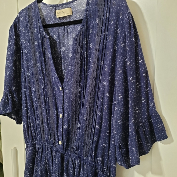 Elegant Navy Blue Dress - Picture 10 of 13